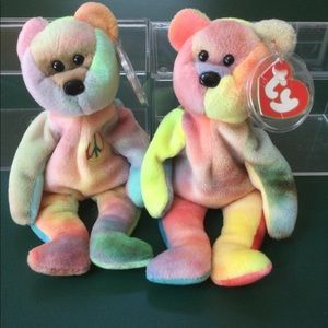 Beanie baby Garcia and Peace